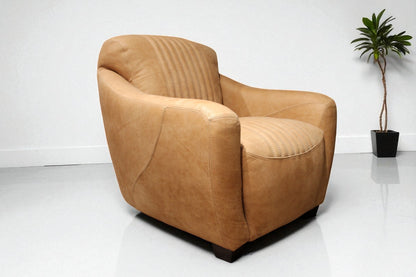 HLHF J365 Cigar Leather Club Chair Accent Chairs, Living Furniture Store Burlington Ontario Near Me 