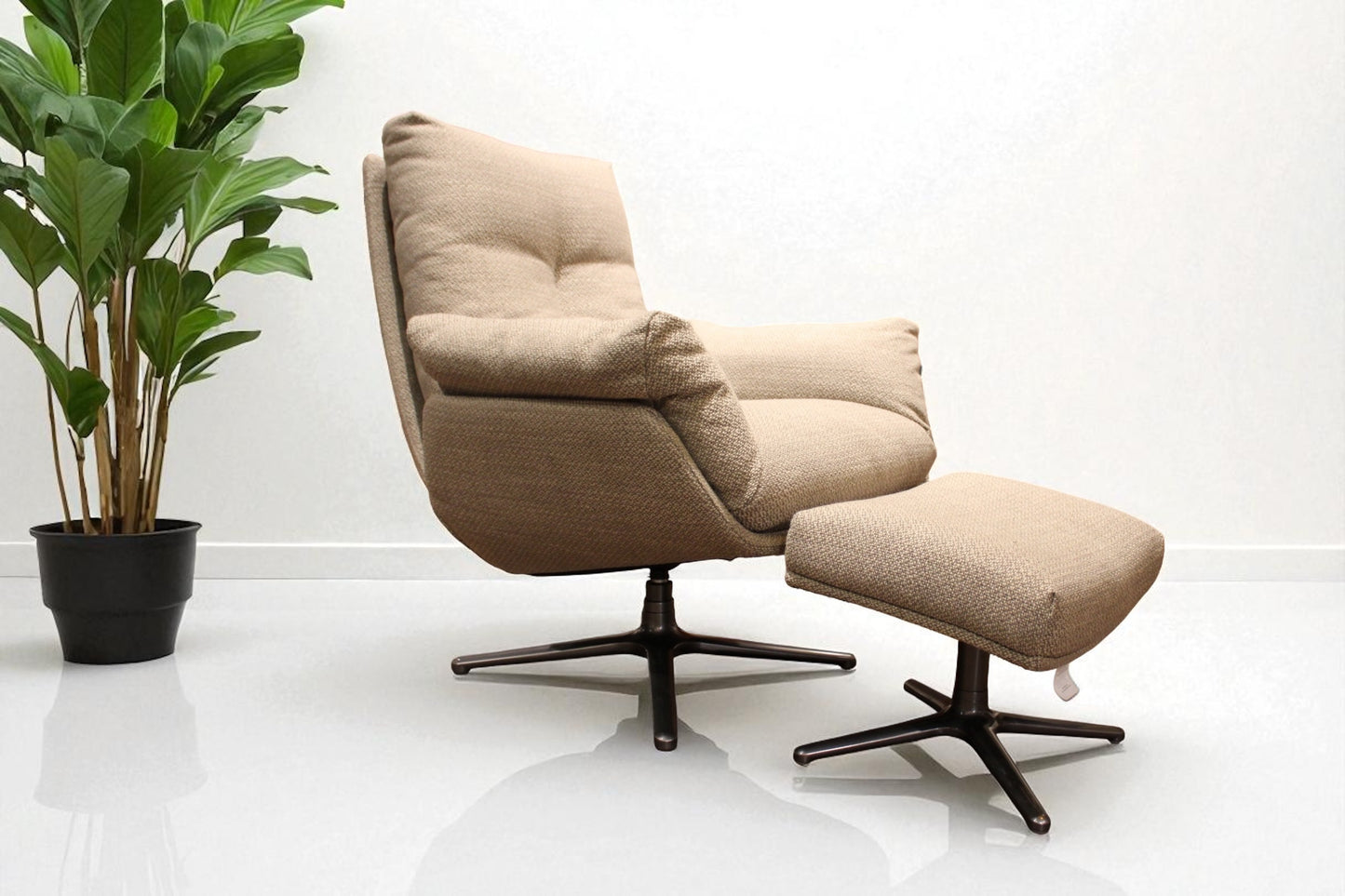 HLHF Contour Chair & Ottoman Accent Chairs Furniture Store Burlington Ontario Near Me 