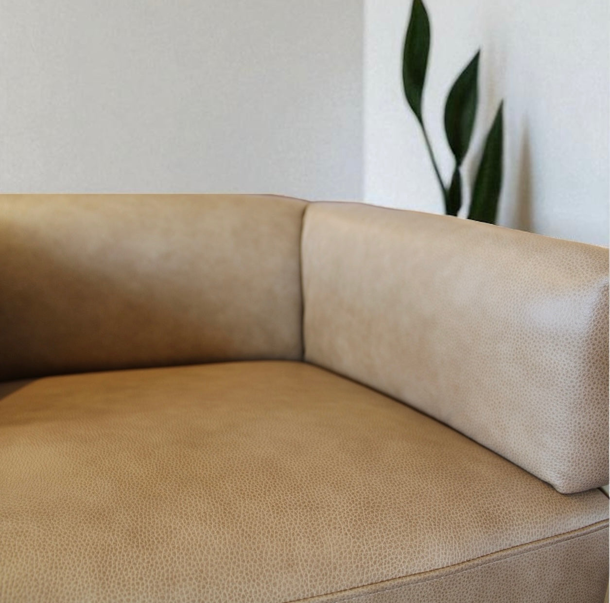 HLHF York Sand Leather Swivel Accent Chair Accent Chairs Furniture Store Burlington Ontario Near Me 