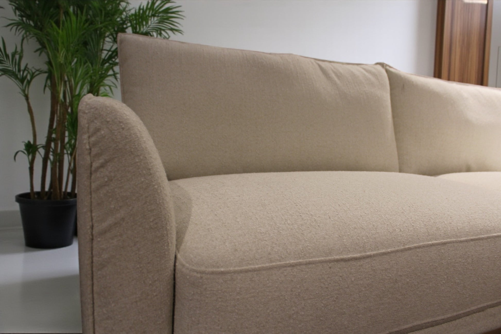 HLHF Mellow Ivory Fabric Sofa Living Furniture Store Burlington Ontario Near Me 