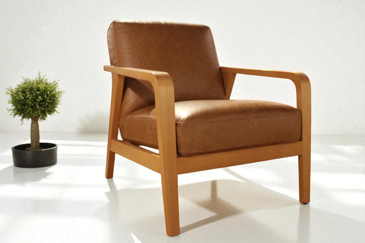 HLHF A1067 Edge Leather Accent Chair Accent Chairs, Living Furniture Store Burlington Ontario Near Me 