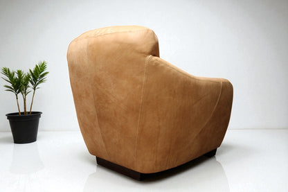 HLHF J365 Cigar Leather Club Chair Accent Chairs, Living Furniture Store Burlington Ontario Near Me 