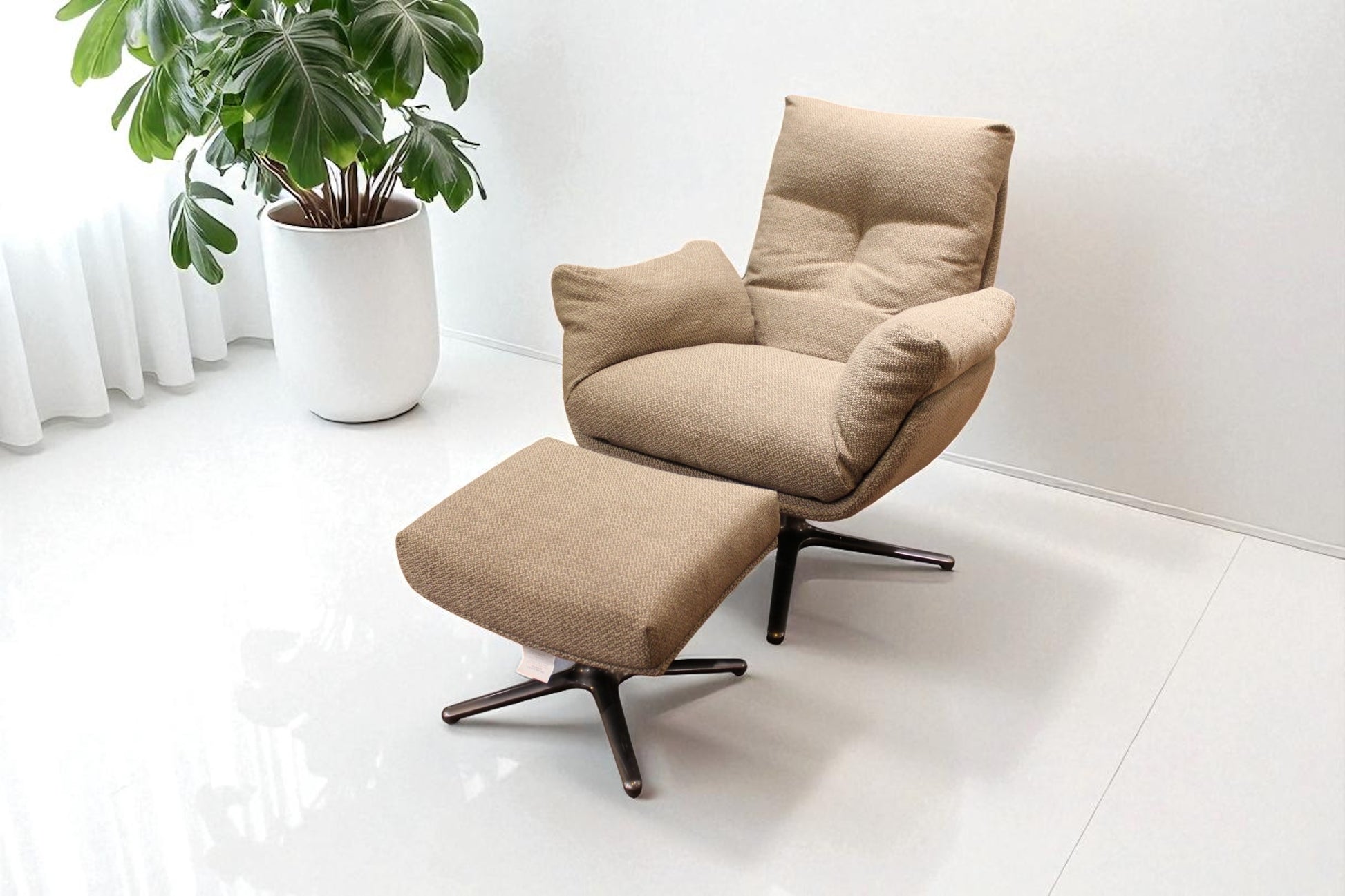 HLHF Contour Chair & Ottoman Accent Chairs Furniture Store Burlington Ontario Near Me 