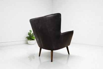 HLHF A996 Orb Leather Accent Chair - 3 Colours Accent Chairs, Living Furniture Store Burlington Ontario Near Me 