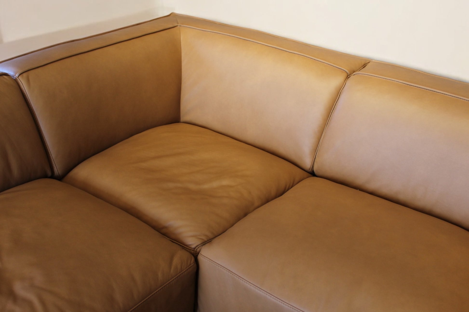 HLHF Oslo Antelope Leather Sectional Living Furniture Store Burlington Ontario Near Me 