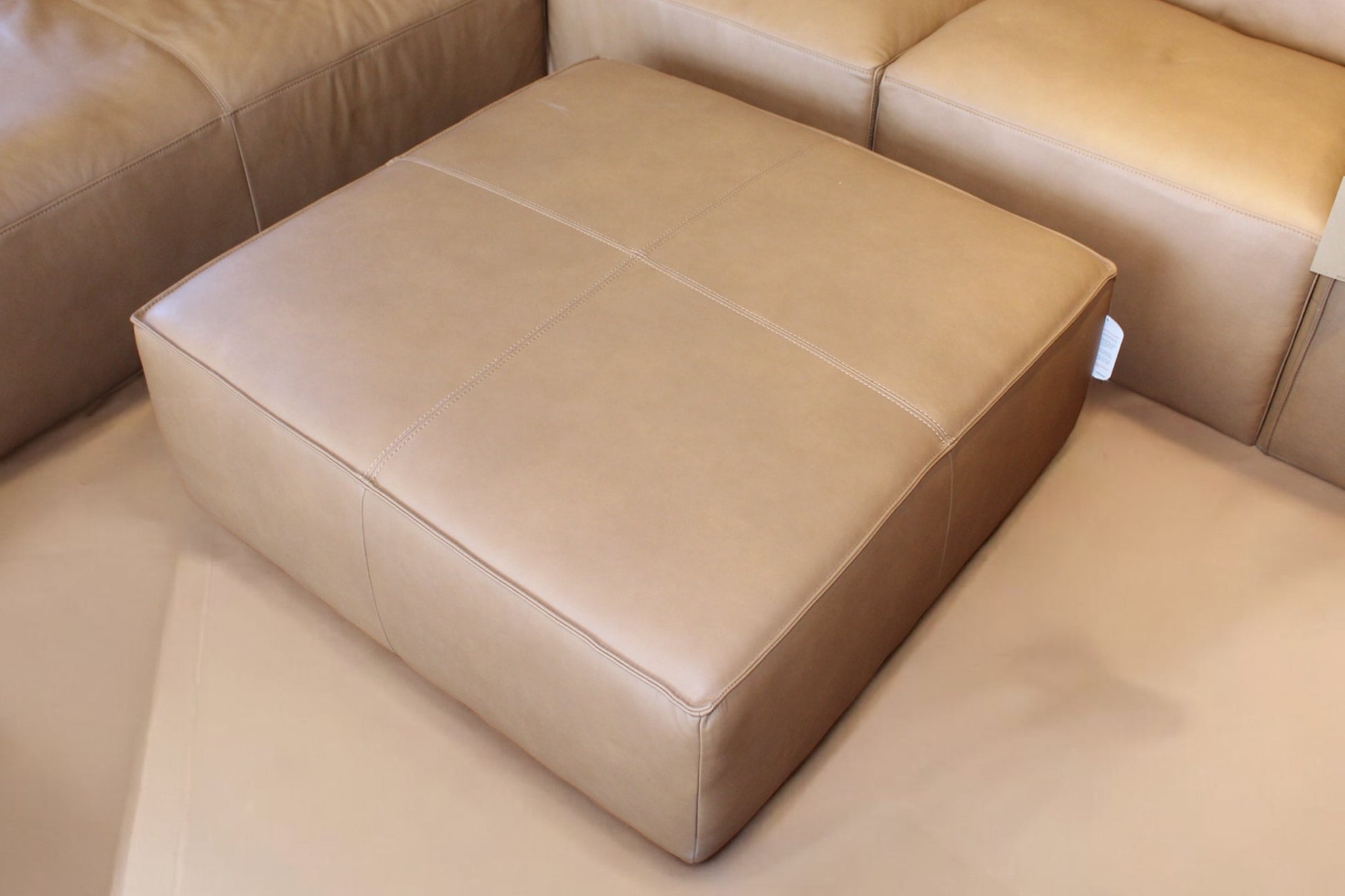 HLHF Oslo Antelope Leather Sectional Living Furniture Store Burlington Ontario Near Me 