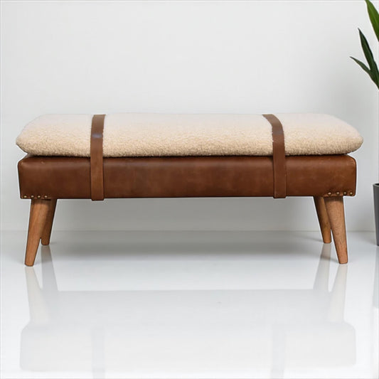 HLHF Nathan Leather Bench x Grey Home Grey Home, Home, New Arrivals, Occasional Furniture Store Burlington Ontario Near Me