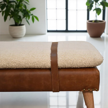 HLHF Nathan Leather Bench x Grey Home Grey Home, Home, New Arrivals, Occasional Furniture Store Burlington Ontario Near Me 