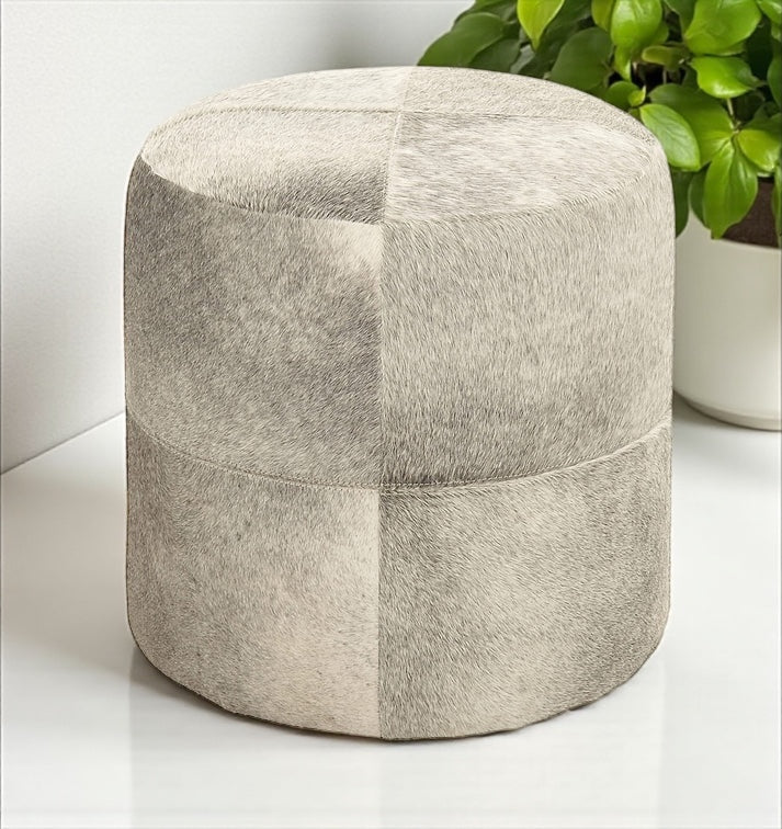 HLHF Natural Cowhide Ottoman Accessories, Living Furniture Store Burlington Ontario Near Me 