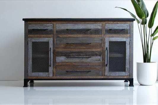 HLHF Loft Brown Buffet Dining Furniture Store Burlington Ontario Near Me 