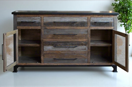 HLHF Loft Brown Buffet Dining Furniture Store Burlington Ontario Near Me 