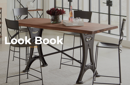 HLHF Organic Forge Gathering Table Dining Furniture Store Burlington Ontario Near Me 