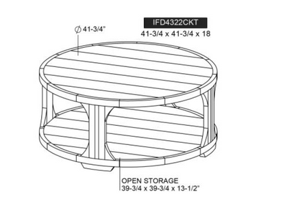 HLHF Balam Open Cocktail Table Living, New Arrivals, Occasional Furniture Store Burlington Ontario Near Me 