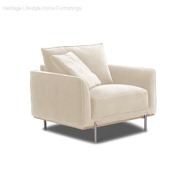 HLHF 5607 Club Velvet Accent Chair Accent Chairs Furniture Store Burlington Ontario Near Me 