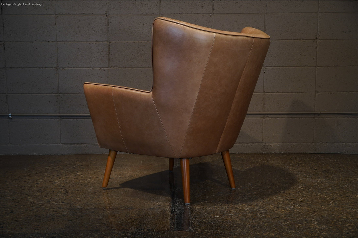 HLHF Orb Leather Accent Chair - 3 Colours Accent Chairs, Living Furniture Store Burlington Ontario Near Me 