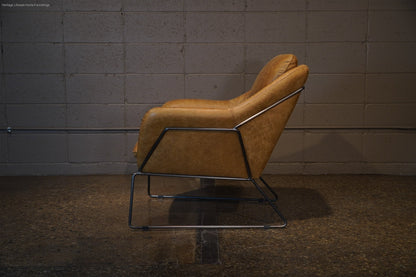 HLHF Isabella Accent Chair - Whiskey Leather Accent Chairs, Living Furniture Store Burlington Ontario Near Me 