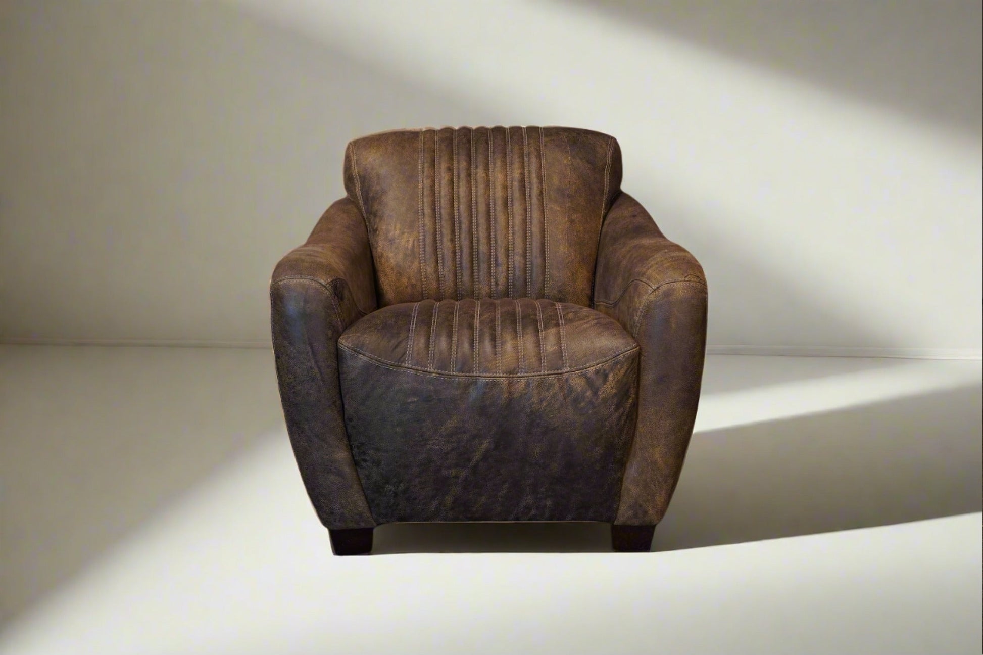 HLHF Cigar Leather Club Chair Accent Chairs, Living Furniture Store Burlington Ontario Near Me 