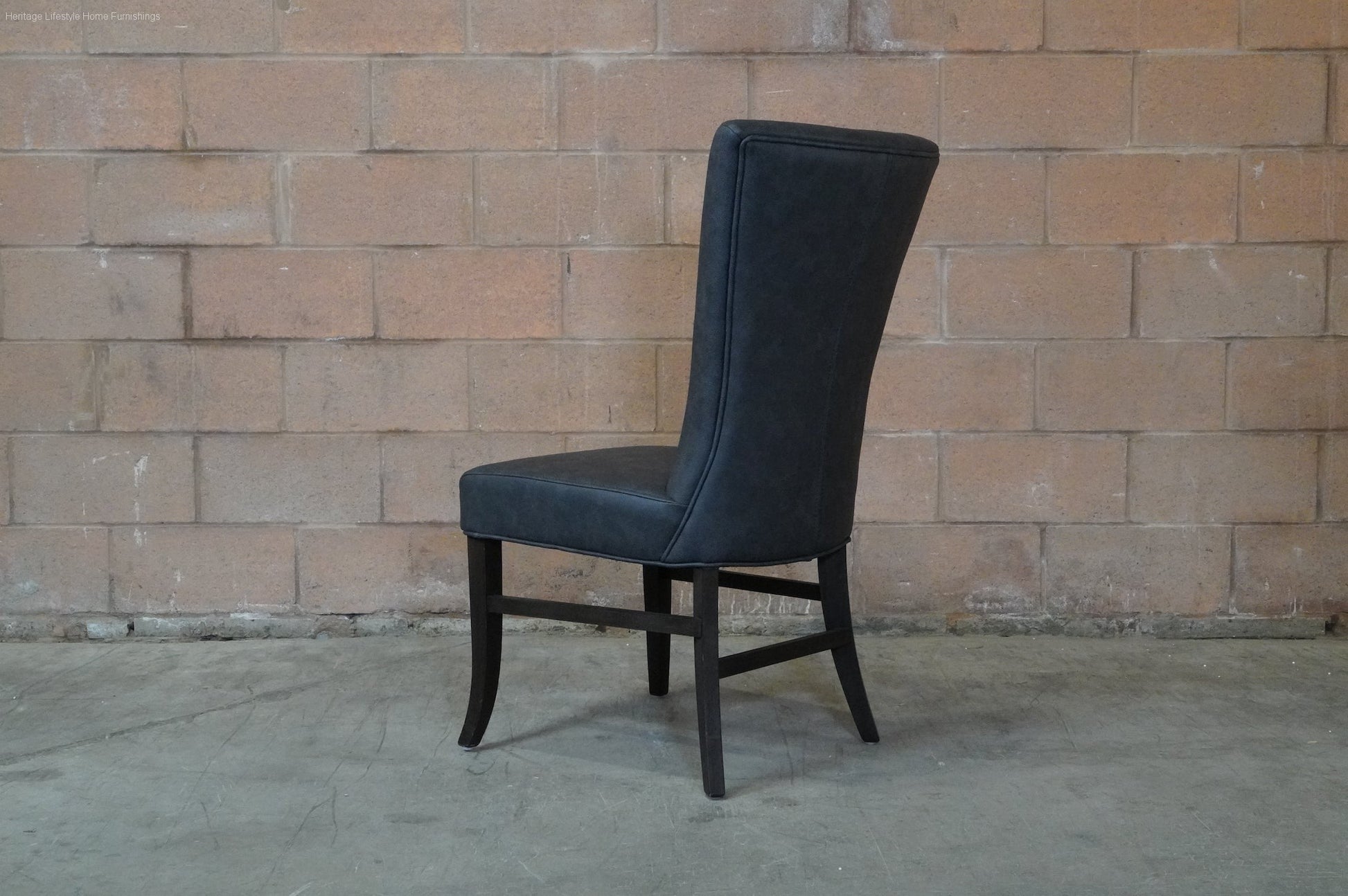 HLHF Klyde 55 Coated Fabric Dining Chair - Charcoal Dining Furniture Store Burlington Ontario Near Me 