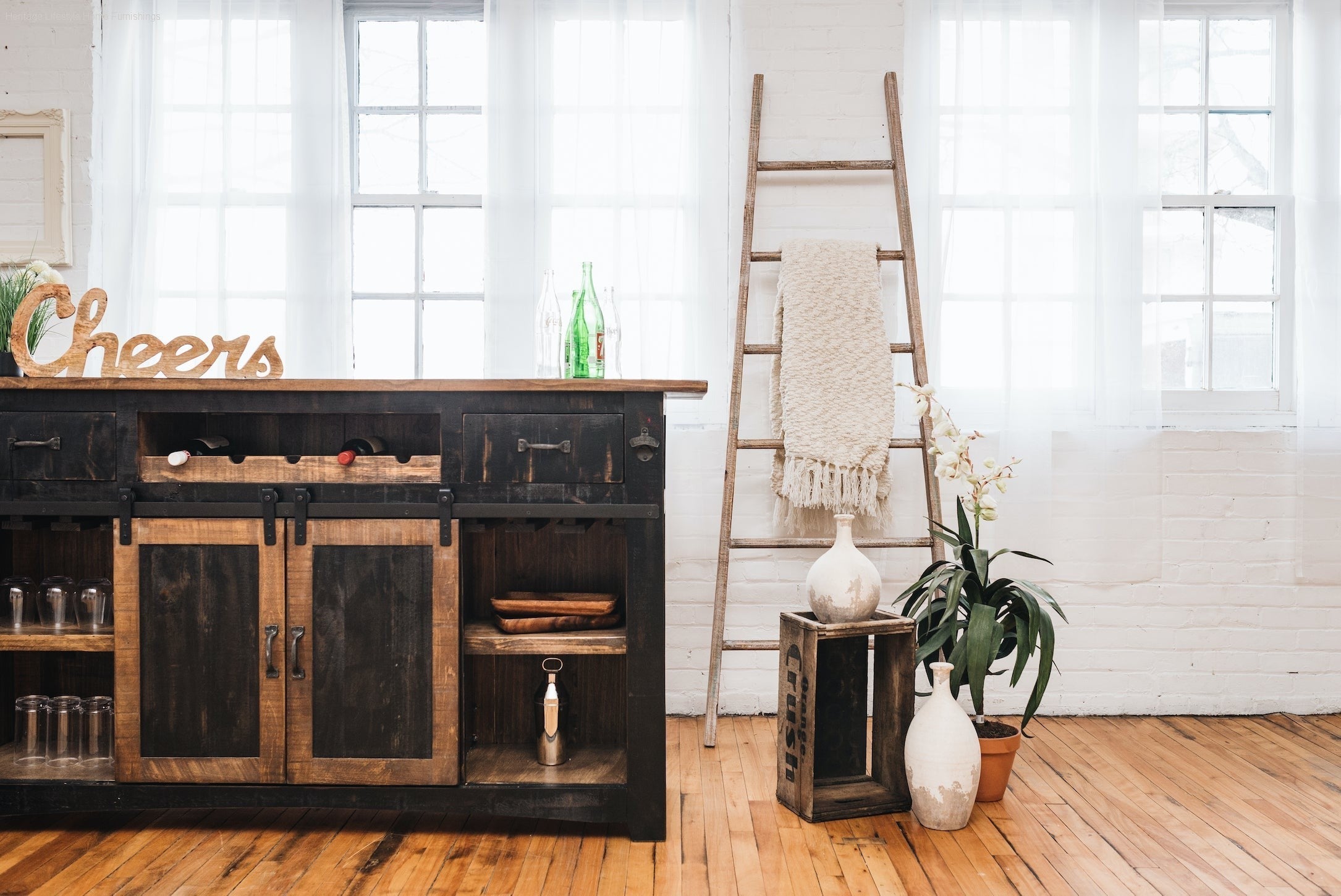 Decorative Rustic Ladder Rustic Decorative Ladder Furniture Burlington ON SA Home Ladder – HLHF