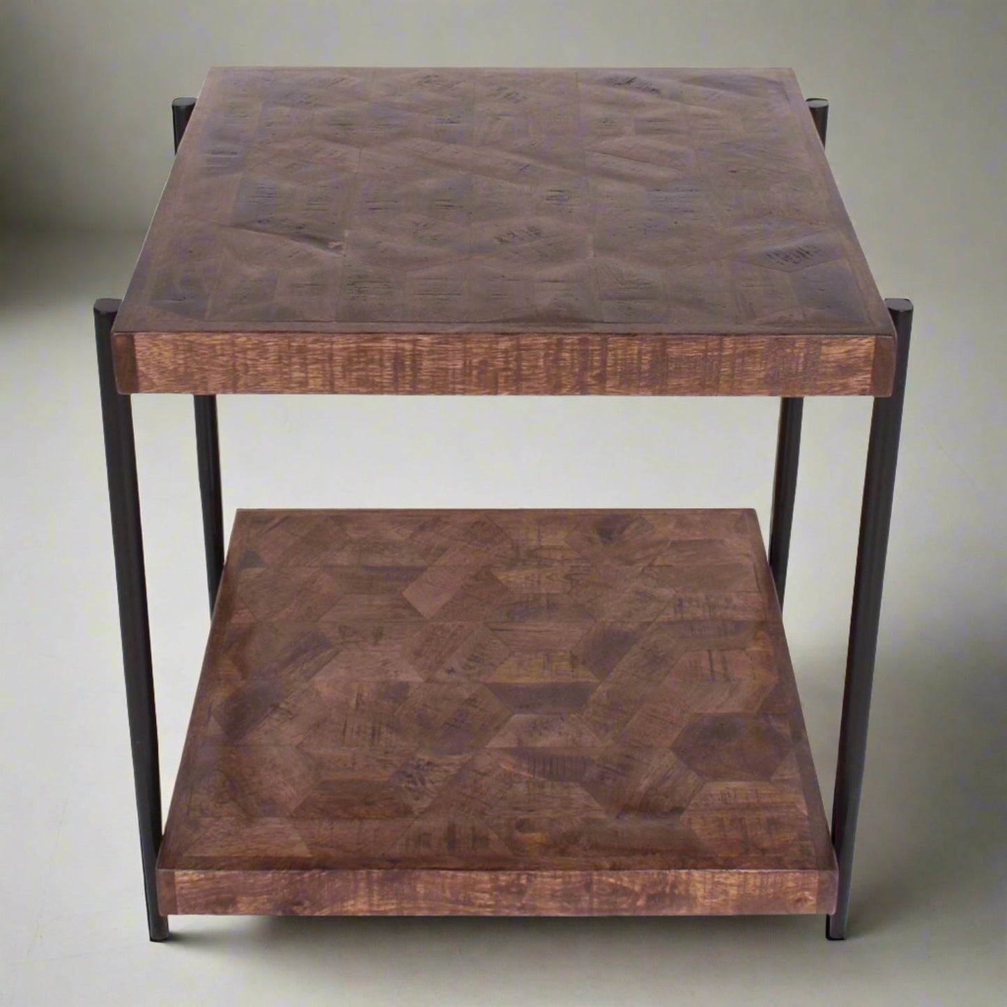 HLHF Carter 2521 Hex Inlay End Table Living, Occasional Furniture Store Burlington Ontario Near Me 