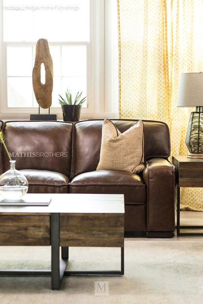 HLHF Maestro Leather Sofa Living Furniture Store Burlington Ontario Near Me 