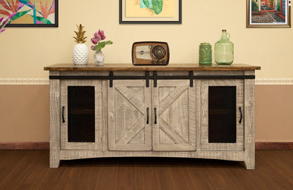 HLHF Pueblo Grey TV Stand - 60"/70"/80" Living, TV Stands Furniture Store Burlington Ontario Near Me 