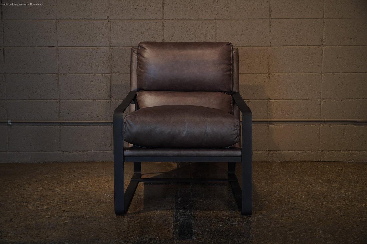 HLHF A1102-1(2A) Leather Accent Chair Accent Chairs, Living Furniture Store Burlington Ontario Near Me 