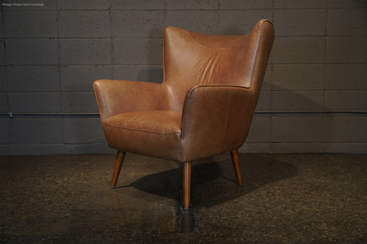 HLHF A996-1(2A) Leather Accent Chair Accent Chairs, Living Furniture Store Burlington Ontario Near Me 