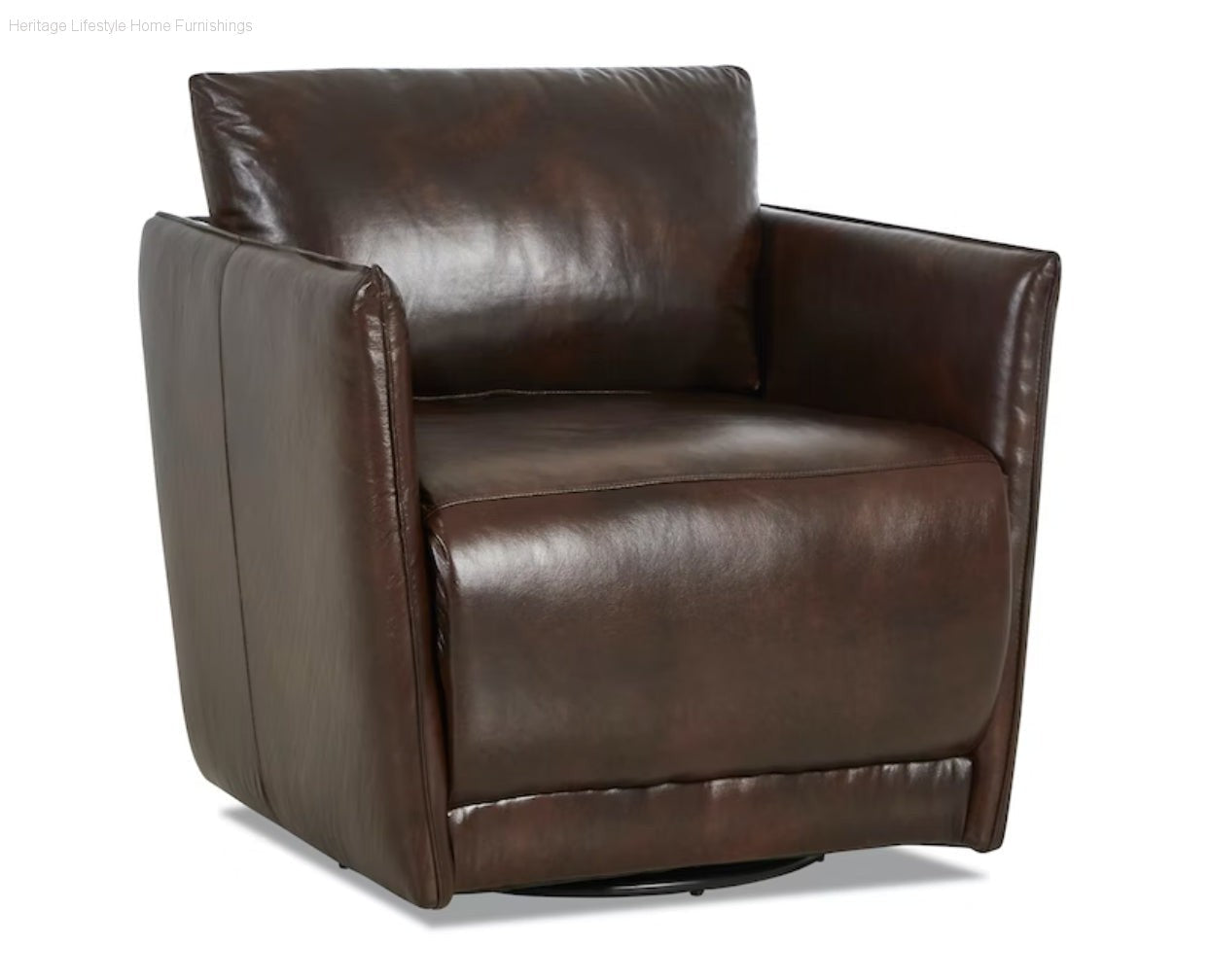 Accent Chair - Elon Leather Swivel Chair