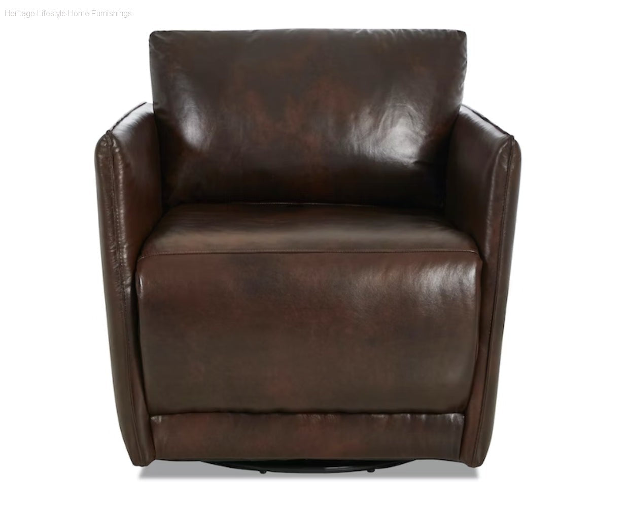 Accent Chair - Elon Leather Swivel Chair