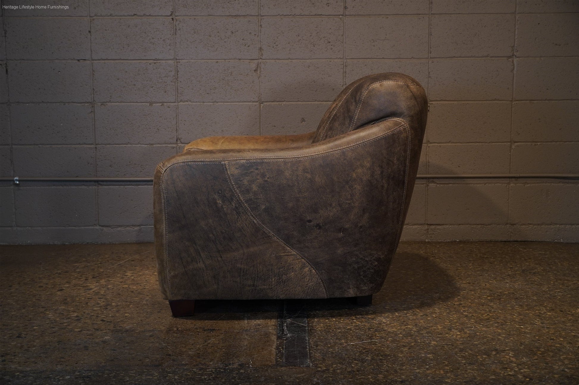J365 Leather Club Chair Furniture Stores Burlington Ontario Near Me HLHF