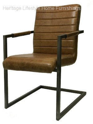 Arm Chair - Addison Leather Arm Chair