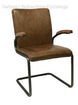 HLHF Charlotte Leather Arm Chair Accent Chairs, Dining Furniture Store Burlington Ontario Near Me 
