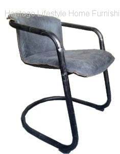 Arm Chair - Normandy Leather Dining Chair