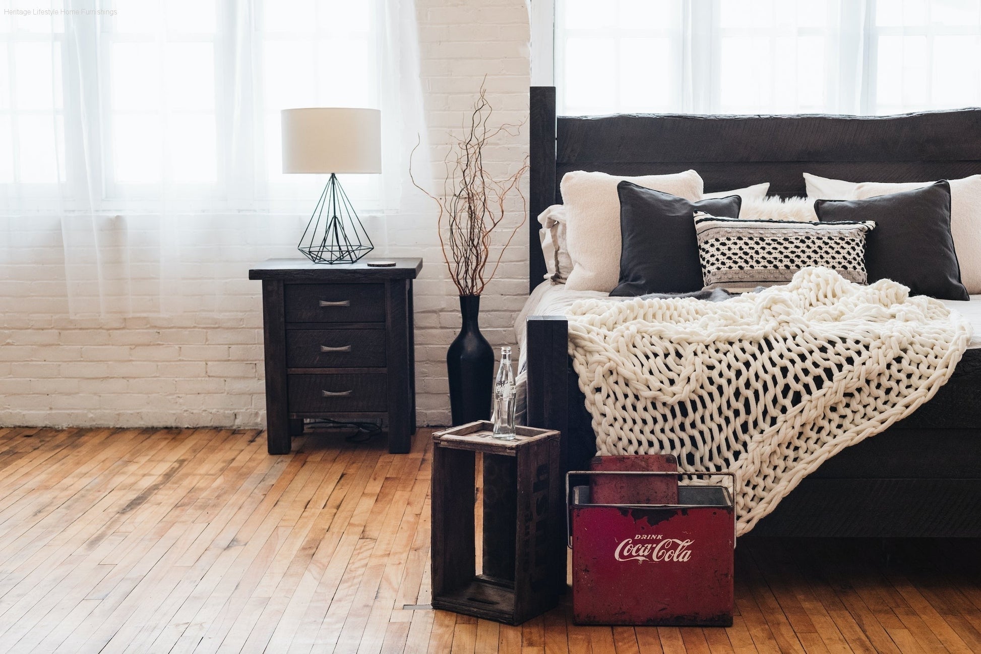 Live Edge Bedroom Furniture Burlington ON Ruffsawn Bedroom HLHF