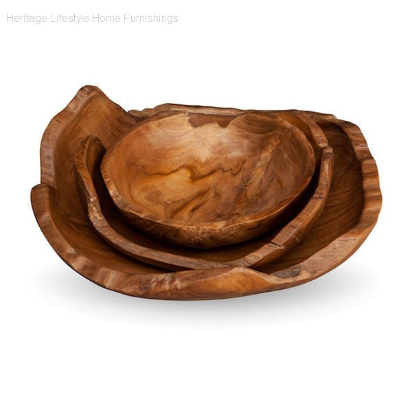Bowl - Natura Wood Bowl Set