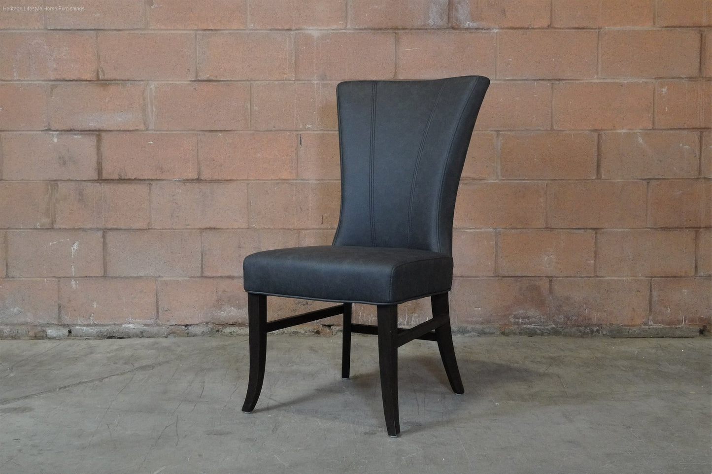 HLHF Y555 Coated Fabric Dining Chair - Charcoal Dining Furniture Store Burlington Ontario Near Me 