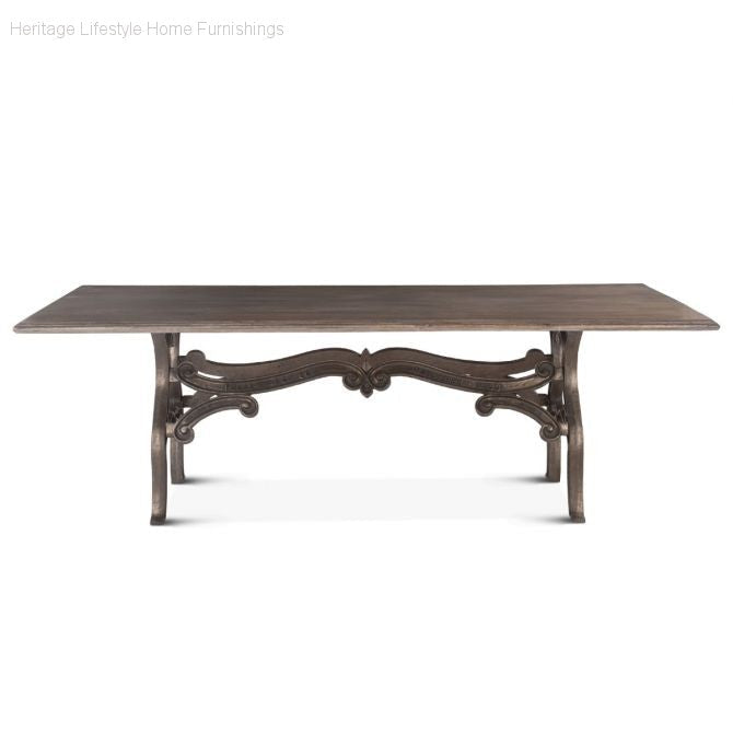 Hobbes Industrial Wood Dining Table Near Me 
