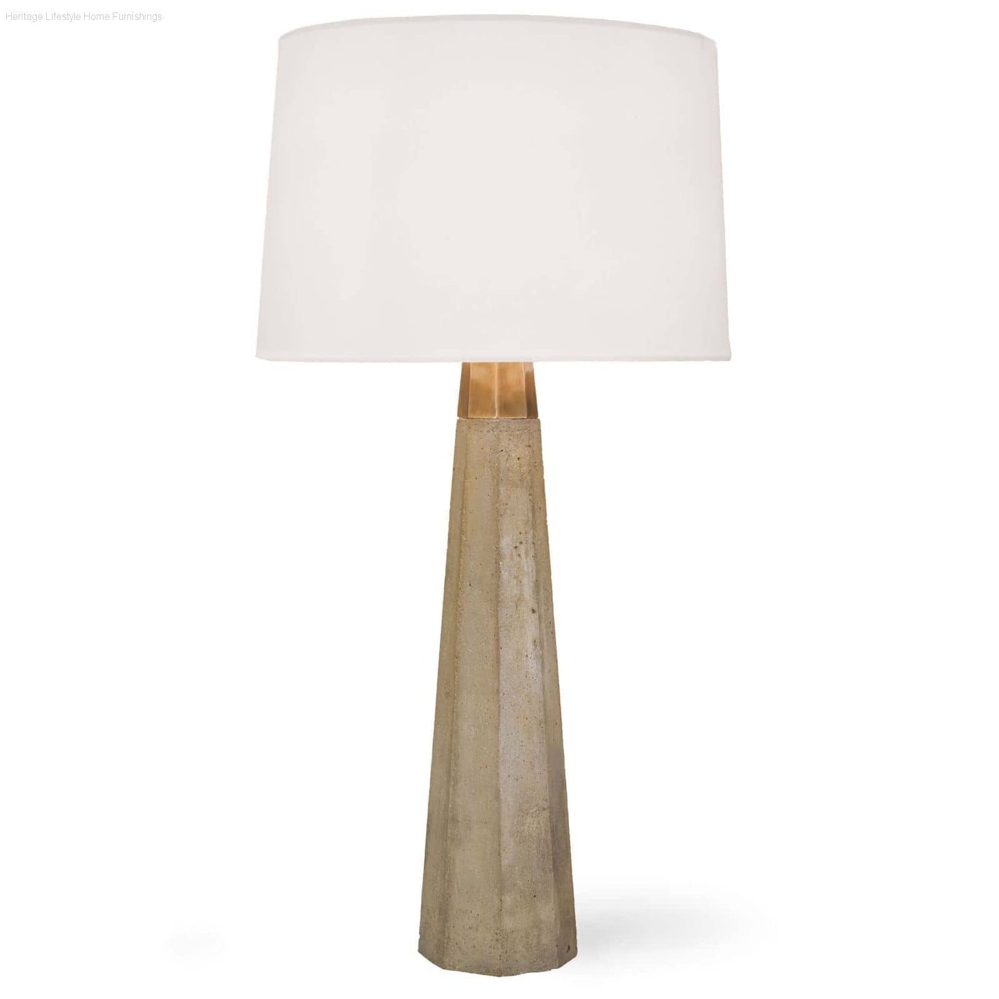 HLHF Beretta Concrete Table Lamp (131051) Lighting Furniture Store Burlington Ontario Near Me 