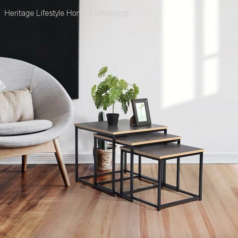HLHF CL01164 Set of 3 Nesting Tables Occasional Furniture Store Burlington Ontario Near Me 