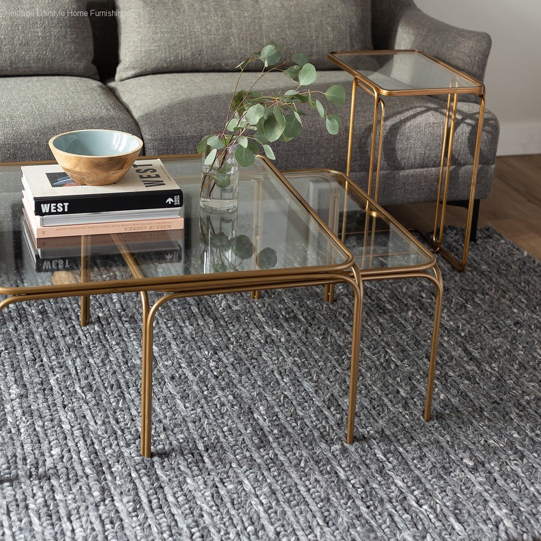 Occasional Tables - Deco Coffee Table - Gold