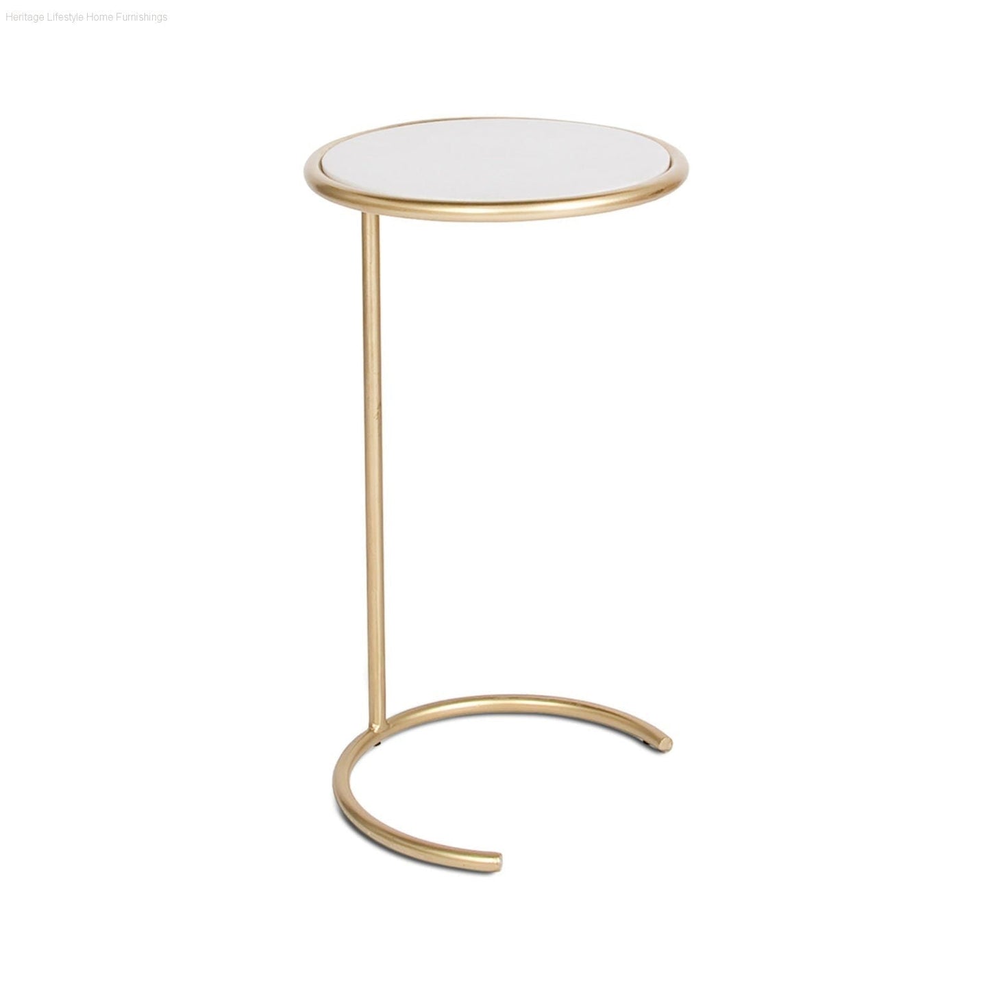 Occasional Tables - Noble Side Table - Black & Gold