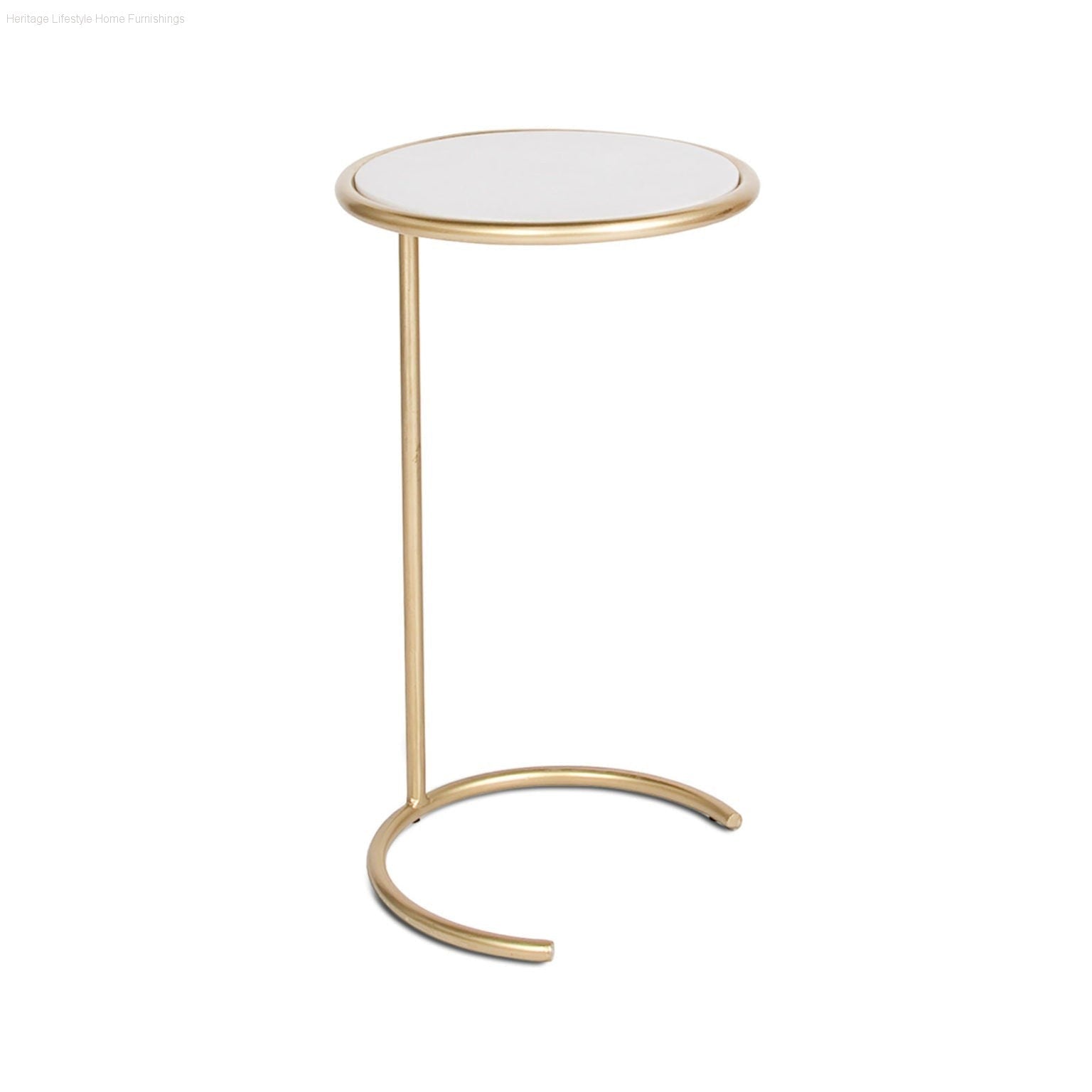 HLHF Noble Side Table - Black & Gold Living, Occasional Furniture Store Burlington Ontario Near Me 