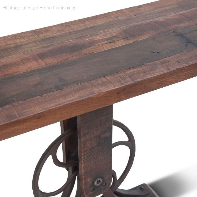 HLHF Whitley Reclaimed Wood Console Occasional Furniture Store Burlington Ontario Near Me 