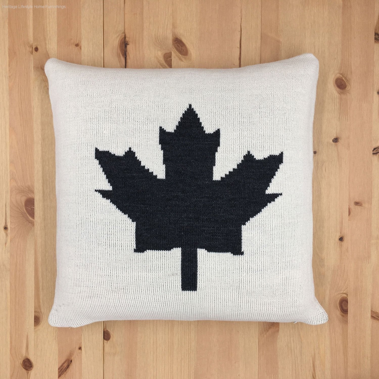 HLHF O Canada Knit Pillow Pillows & Throws Furniture Store Burlington Ontario Near Me 
