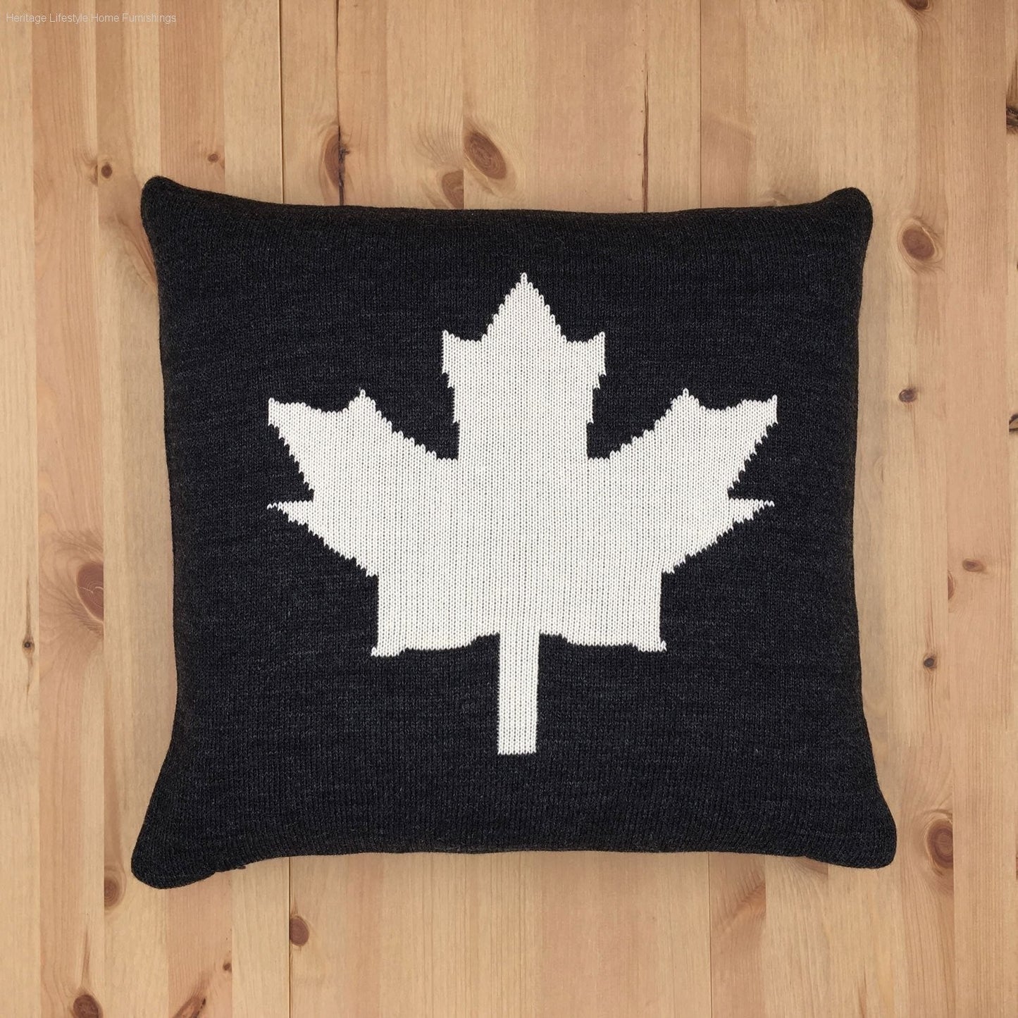 HLHF O Canada Knit Pillow Pillows & Throws Furniture Store Burlington Ontario Near Me 