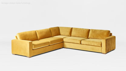 HLHF Deva Fabric Sectional Living Furniture Store Burlington Ontario Near Me 