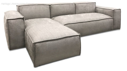 HLHF Domino Fabric Sectional Living Furniture Store Burlington Ontario Near Me 